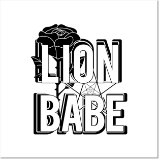 LION BABE Posters and Art